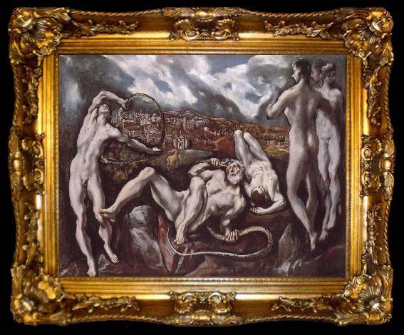 framed  El Greco Laocoon, ta009-2
